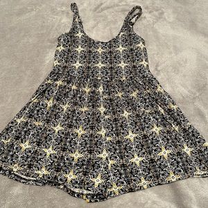 Black and yellow romper